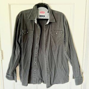Wrangler black button down